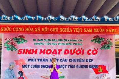 TRƯỜNG TH PHAN ĐÌNH PHÙNG TỔ CHỨC SINH HOẠT CHUYÊN ĐỀ” MỖI TUẦN MỘT CÂU CHUYỆN ĐẸP, MỘT CUỐN SÁCH HAY, MỘT TẤM GƯƠNG SÁNG “